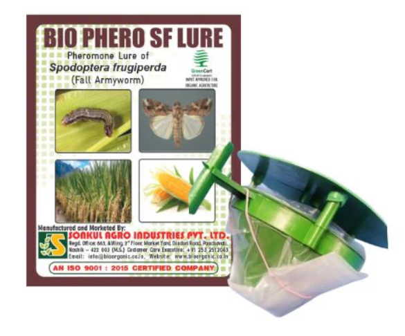 SONKUL BIO PHERO SF LURE (Fall Armyworm) WITH FUNNEL TRAP SET COMBO