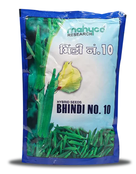 Mahy No. 10 Bhendi Seeds – High Yield & Tender Dark Green Fruits