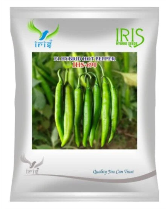 आइरिस हाइब्रिड F1 तीखी मिर्च IHS-690