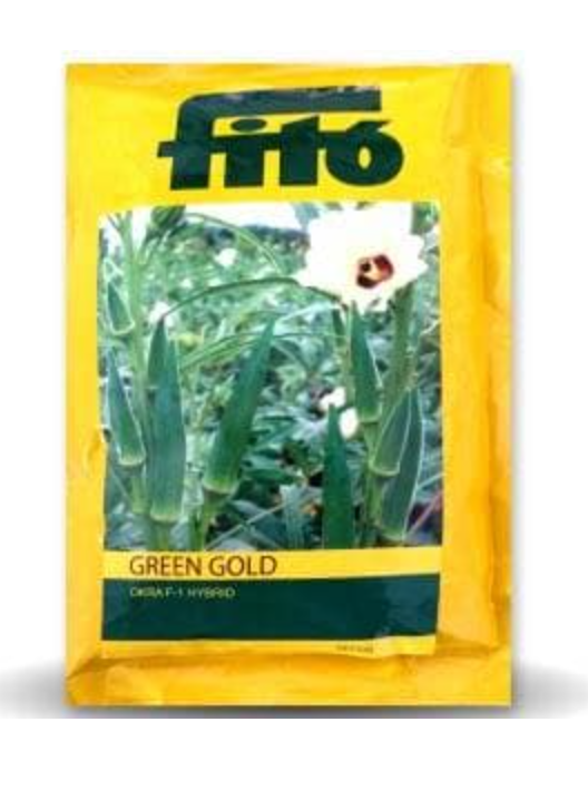 GREEN GOLD BHINDI (OKRA) SEEDS ( ग्रीन गोल्ड भिंडी )