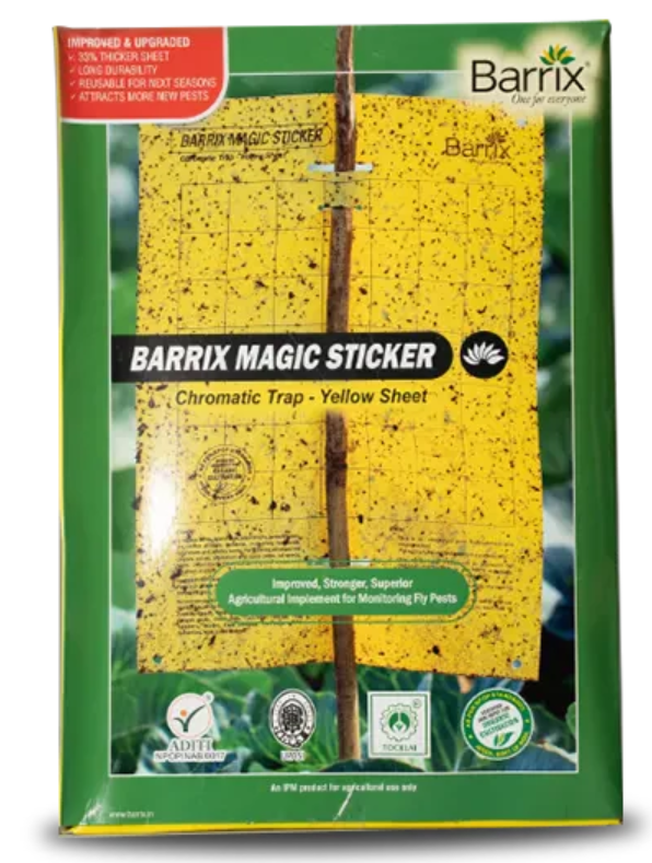 BARRIX MAGIC STICKER CHROMATIC TRAP YELLOW SHEET
