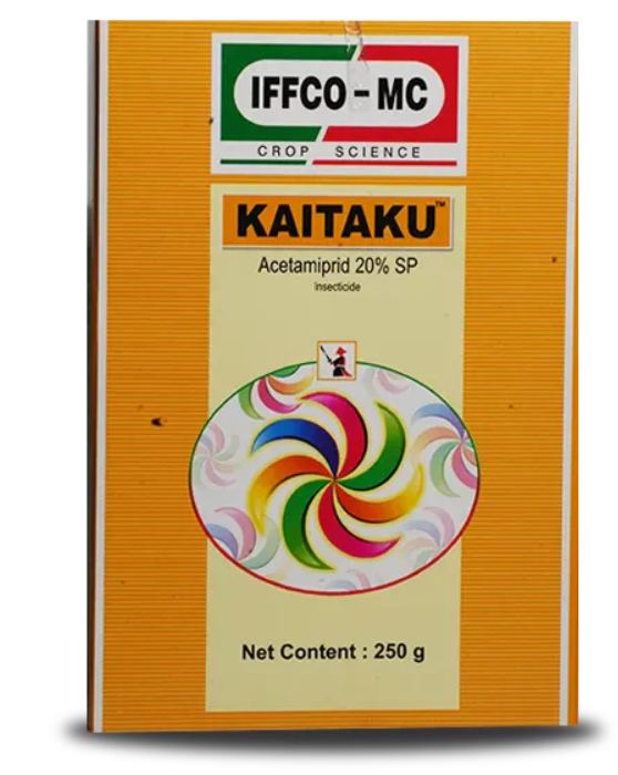 Kaitaku Insecticide – Acetamiprid 20% SP for Sucking Pest Control
