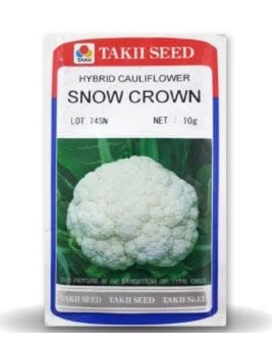 SNOW CROWN F1 CAULIFLOWER SEEDS