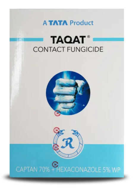 Taqat Fungicide – Captan 70% + Hexaconazole 5% WP Broad Spectrum