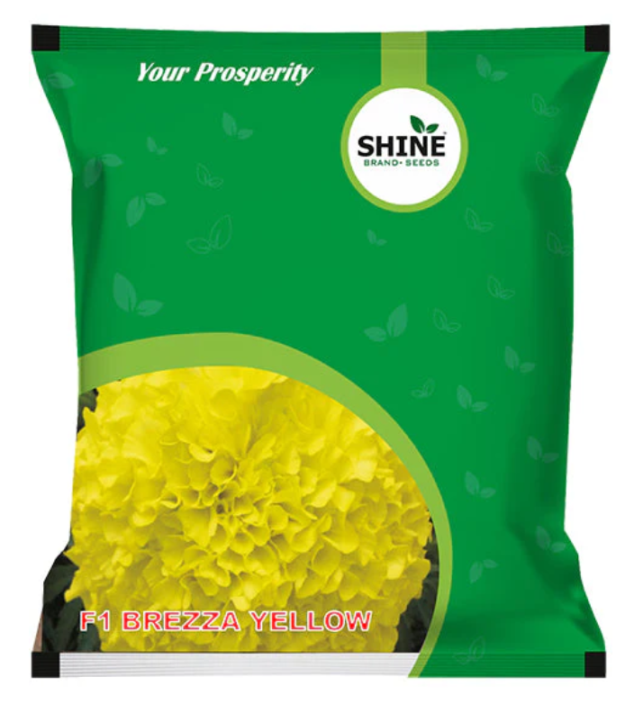 SHINE MARIGOLD BREZZA YELLOW F1 SEEDS