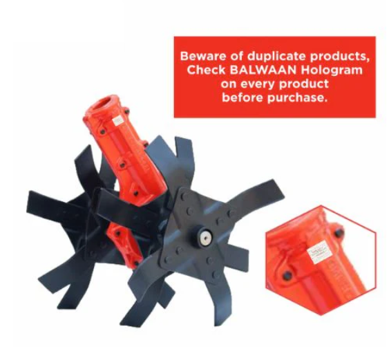 BALWAAN TILLER ATTACHMENT 28MM S TYPE (11 INCH) - HEAVY