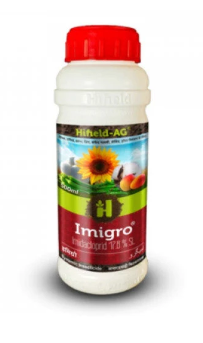 Hifield AG Imigro Insecticide (Imidacloprid 17.8% SL) Controls Sucking Pests, Leaf Miners & Termites