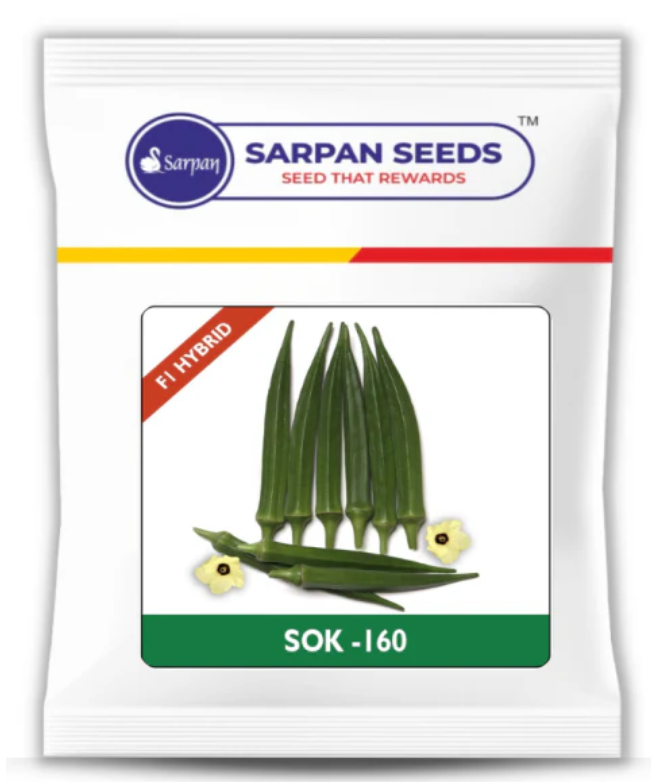 SARPAN SOK-160 (F1 HYBRID) BHENDI SEEDS