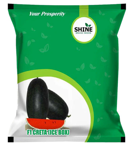 SHINE WATER MELON CRETA ICE BOX F1 HYBRID SEEDS