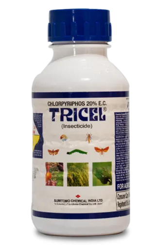 Tricel Insecticide (Chlorpyriphos) – Powerful Broad-Spectrum Pest Control