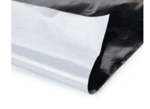 BLACK & SILVER MULCHING SHEET 3FT * 400 METERS (25 MICRONS)