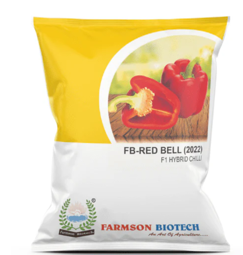 FB - 2022 (RED BELL) F1 HYBRID CAPSICUM SEEDS