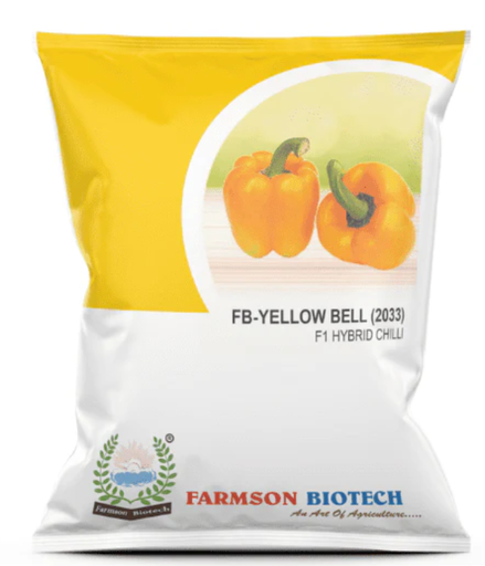 FB - 2033 (YELLOW BELL) F1 HYBRID CAPSICUM SEEDS