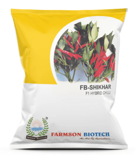 FARMSON SHIKHAR F1 HYBRID CHILI SEEDS (UPRIGHT)
