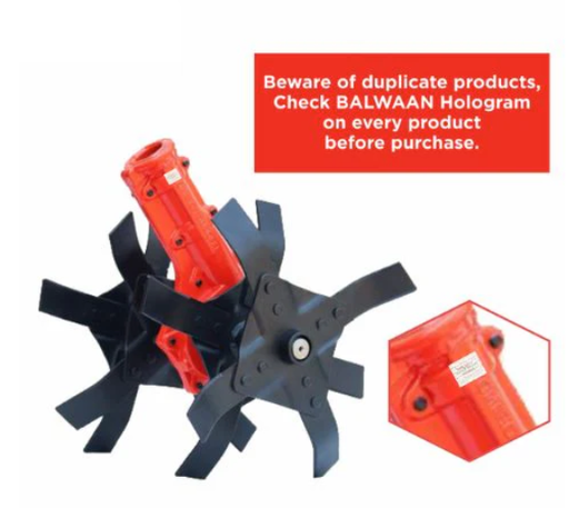 BALWAAN TILLER ATTACHMENT 28MM S TYPE (11 INCH) - HEAVY
