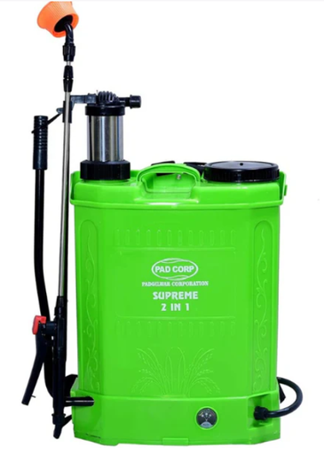 Pad Corp Supreme 2 in 1 Manual and Battery Operated Sprayer 12VX 8Amp