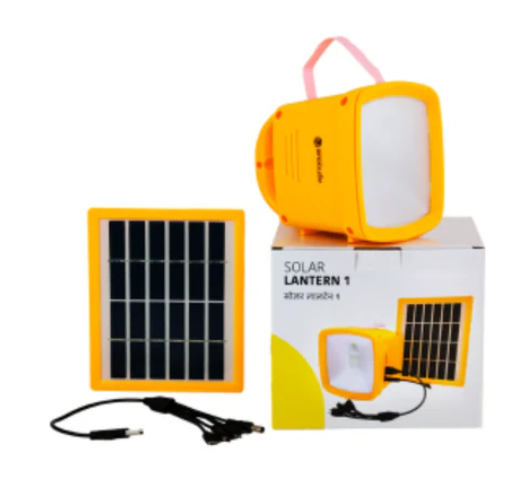 Agni Solar Lantern 1: Portable, Rechargeable, Multi-Use LED Light