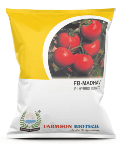 FARMSON MADHAV F1 TOMATO SEEDS (ROUND, RED) SEEDS