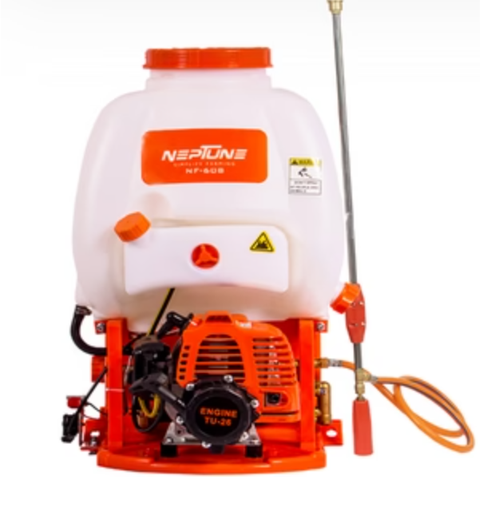 NEPTUNE KNAPSACK/BACKPACK POWER SPRAYER WITH 2 STROKE ENGINE (16 L) NF - 608